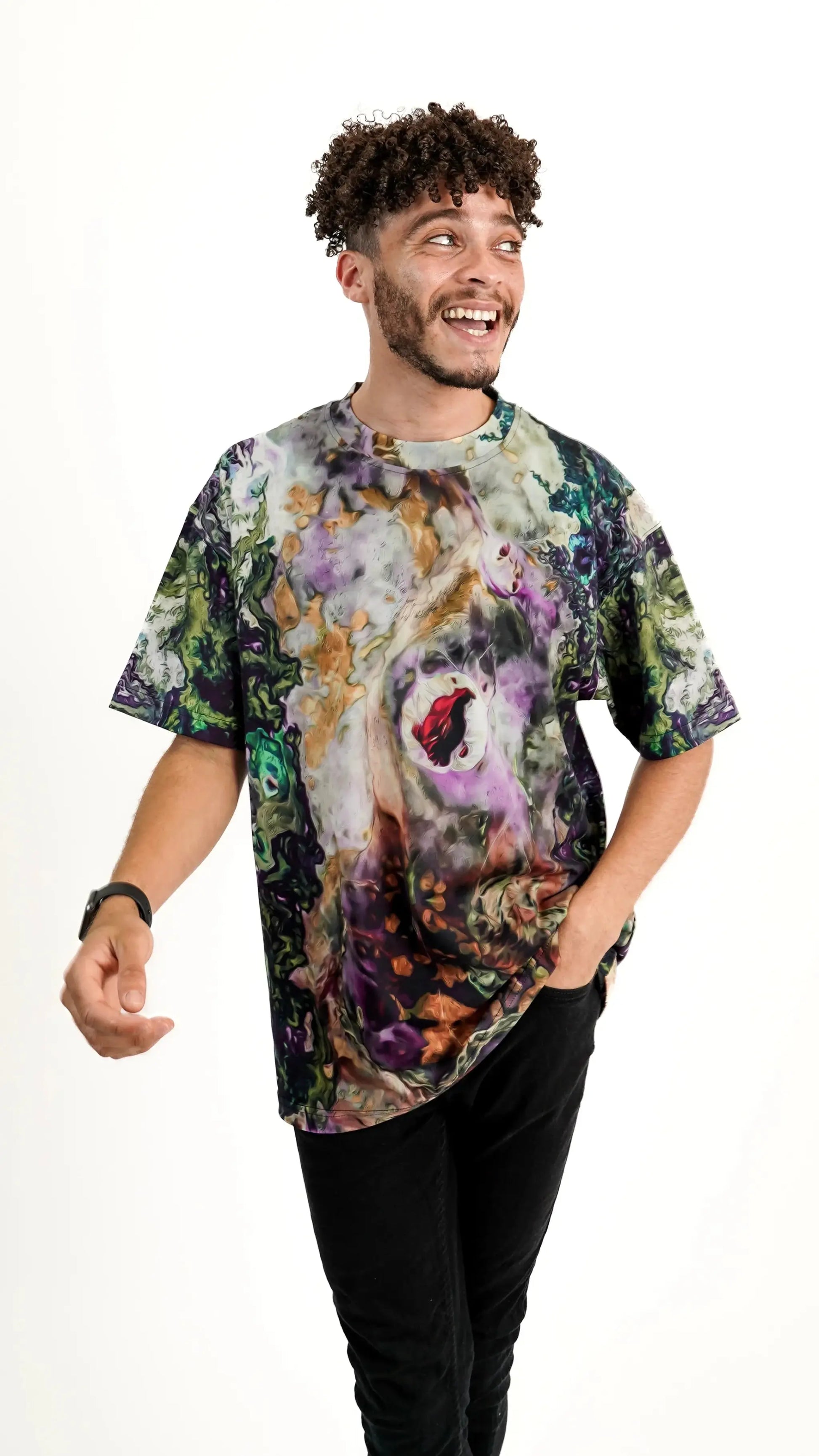 Liquid Dream - Men's Oversized Limited Edition T-Shirt - Matter of Spirit