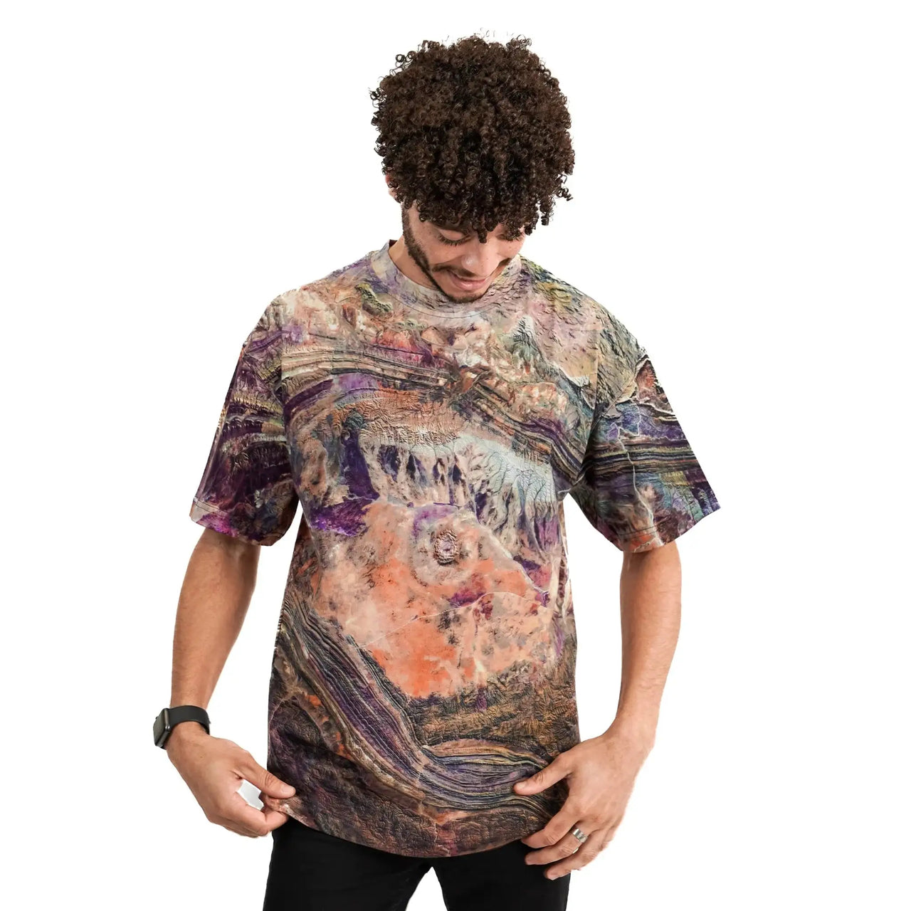 Full Print Richter - Men's Oversized T-Shirt - Matter of Spirit